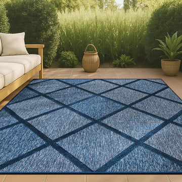 Salines Diamond Trellis Indoor/outdoor Area Rug